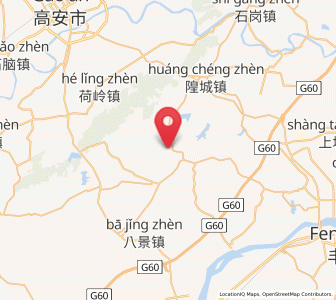 Map of Dongjia, Jiangxi