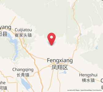 Map of Dongjiahe, Shaanxi