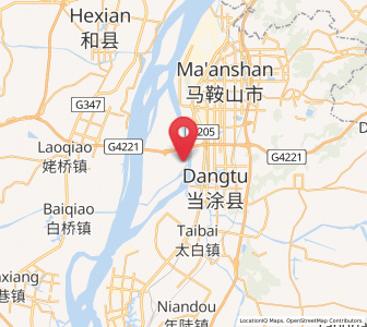 Map of Dongjiang Matoukou, Anhui