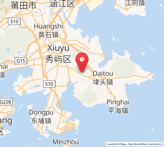 Map of Dongjiao, Fujian