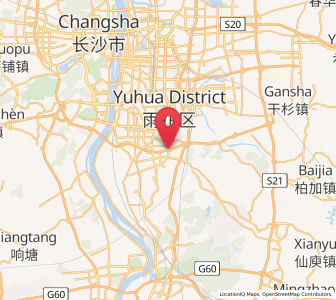 Map of Dongjing, Hunan
