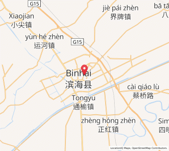 Map of Dongkan, Jiangsu