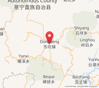 Map of Dongkeng, Zhejiang