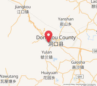 Map of Dongkou, Hunan