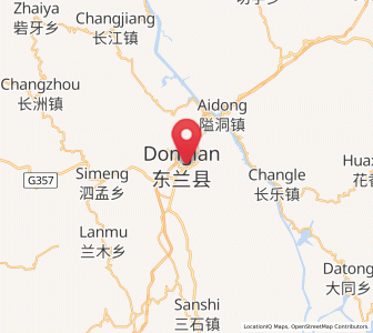Map of Donglan, Guangxi