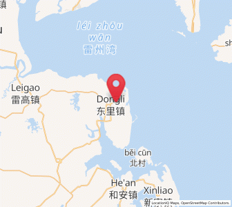 Map of Dongli, Guangdong