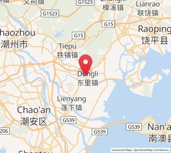 Map of Dongli, Guangdong