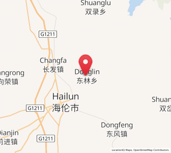 Map of Donglin, Heilongjiang