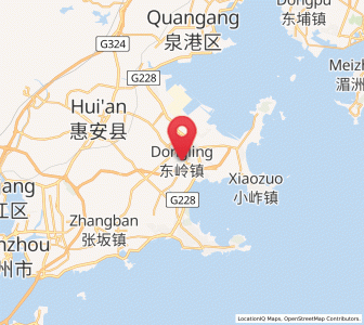Map of Dongling, Fujian