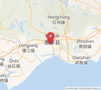 Map of Donglong, Guangdong