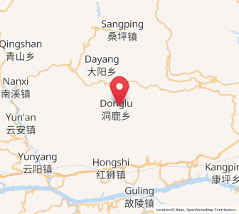 Map of Donglu, Chongqing