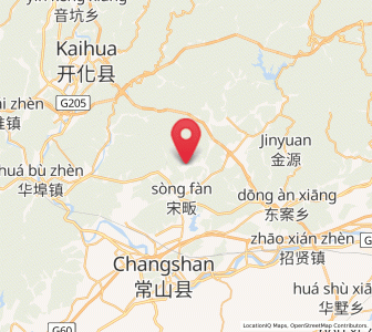 Map of Donglu, Zhejiang