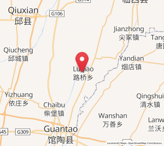 Map of Dongluqiao, Hebei