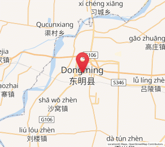 Map of Dongming Chengguanzhen, Shandong