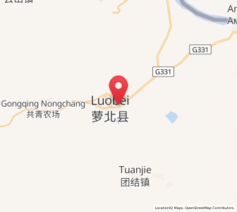 Map of Dongming, Heilongjiang