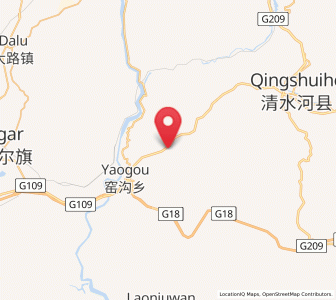 Map of Dongmugou, Inner Mongolia