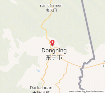 Map of Dongning, Heilongjiang