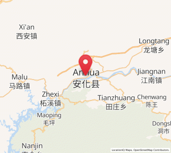 Map of Dongping, Hunan