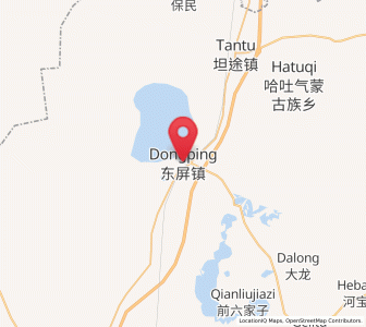 Map of Dongping, Jilin