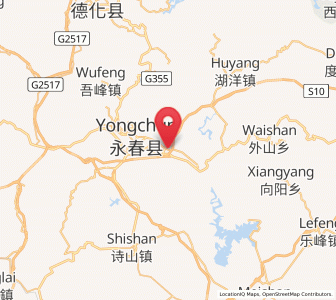 Map of Dongping, Fujian