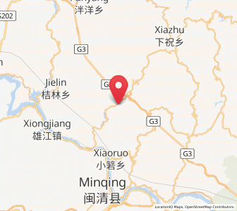 Map of Dongqiao, Fujian