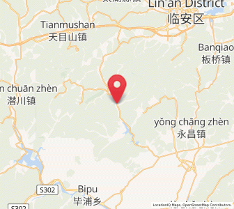 Map of Dongqiao, Zhejiang
