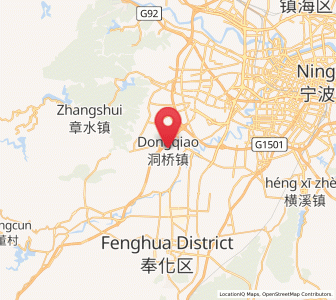 Map of Dongqiao, Zhejiang