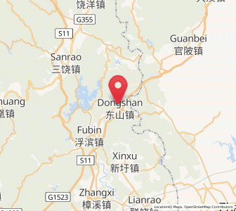 Map of Dongshan, Guangdong