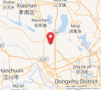 Map of Dongshan, Hubei