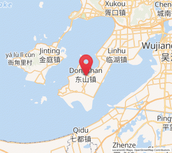 Map of Dongshan, Jiangsu