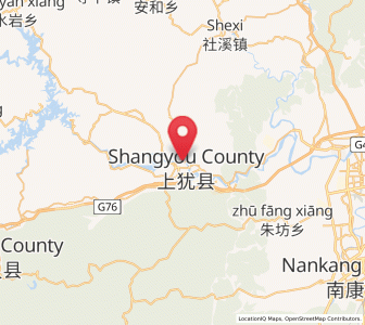 Map of Dongshan, Jiangxi