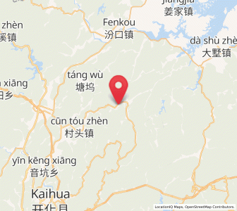 Map of Dongshan, Zhejiang
