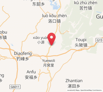 Map of Dongshanba, Jiangxi