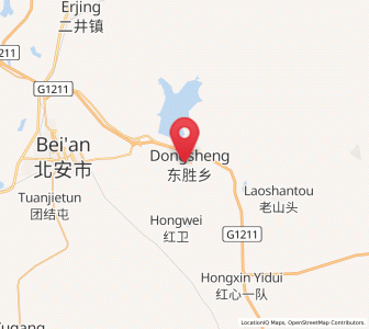 Map of Dongsheng, Heilongjiang