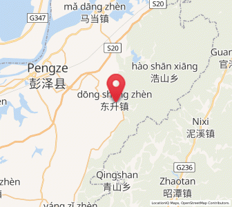 Map of Dongsheng, Jiangxi