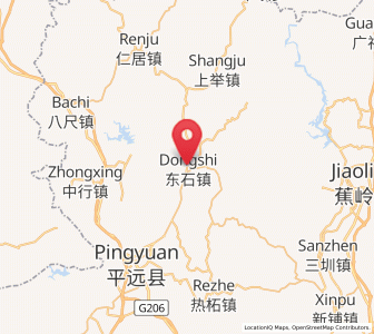 Map of Dongshi, Guangdong