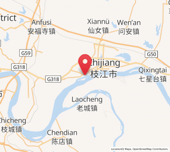 Map of Dongshi, Hubei