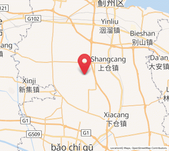 Map of Dongshigu, Tianjin