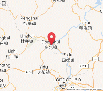 Map of Dongshui, Guangdong