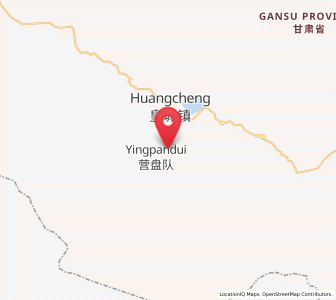 Map of Dongtan, Gansu