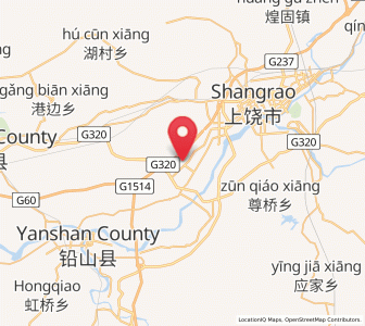 Map of Dongtuan, Jiangxi