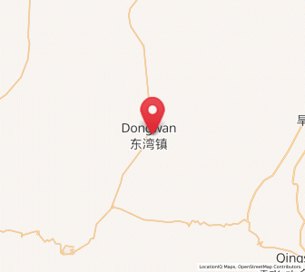 Map of Dongwan, Xinjiang