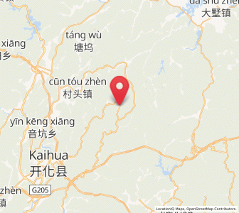Map of Dongwu, Zhejiang