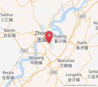 Map of Dongxi, Chongqing