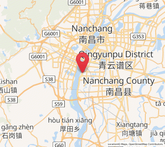 Map of Dongxin, Jiangxi