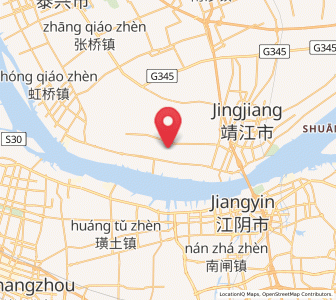 Map of Dongxing, Jiangsu