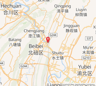 Map of Dongyang, Chongqing