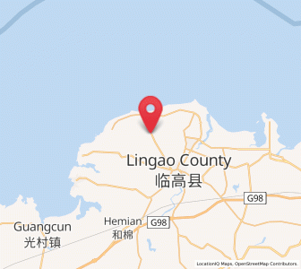 Map of Dongyin, Hainan