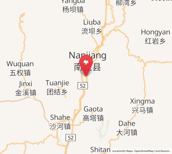 Map of Dongyu, Sichuan