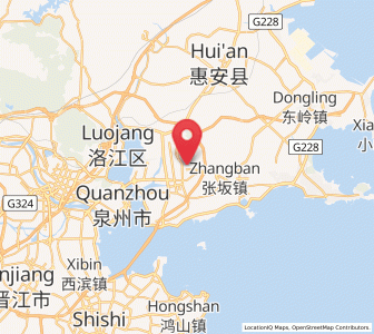 Map of Dongyuan, Fujian